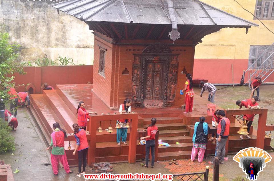 Shree-Bhagwati-Temple-Cleaning-Program-2074