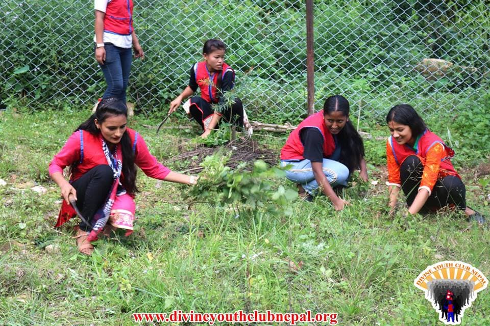 Temple-Cleaning-Program-at-Waling-Syangja-2075