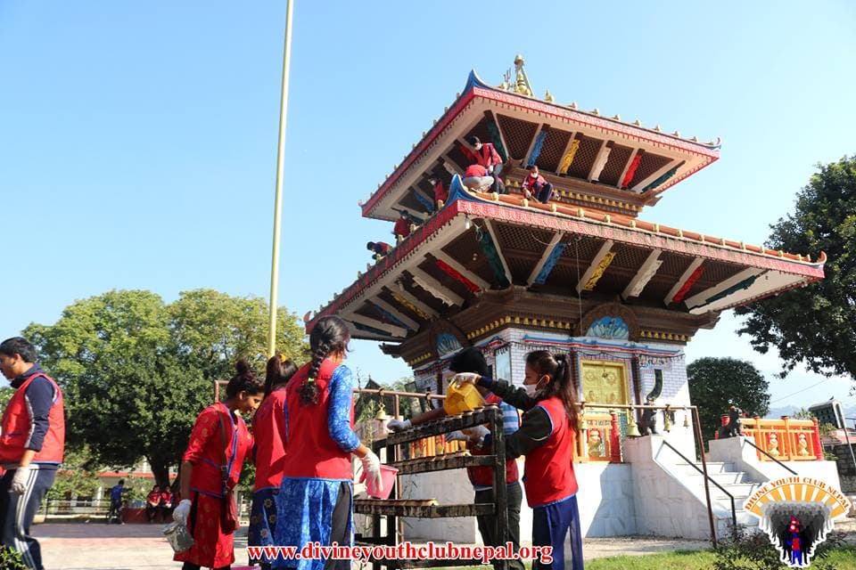 Pashupati-Temple-cleaning-at-Hetauda-2075-3