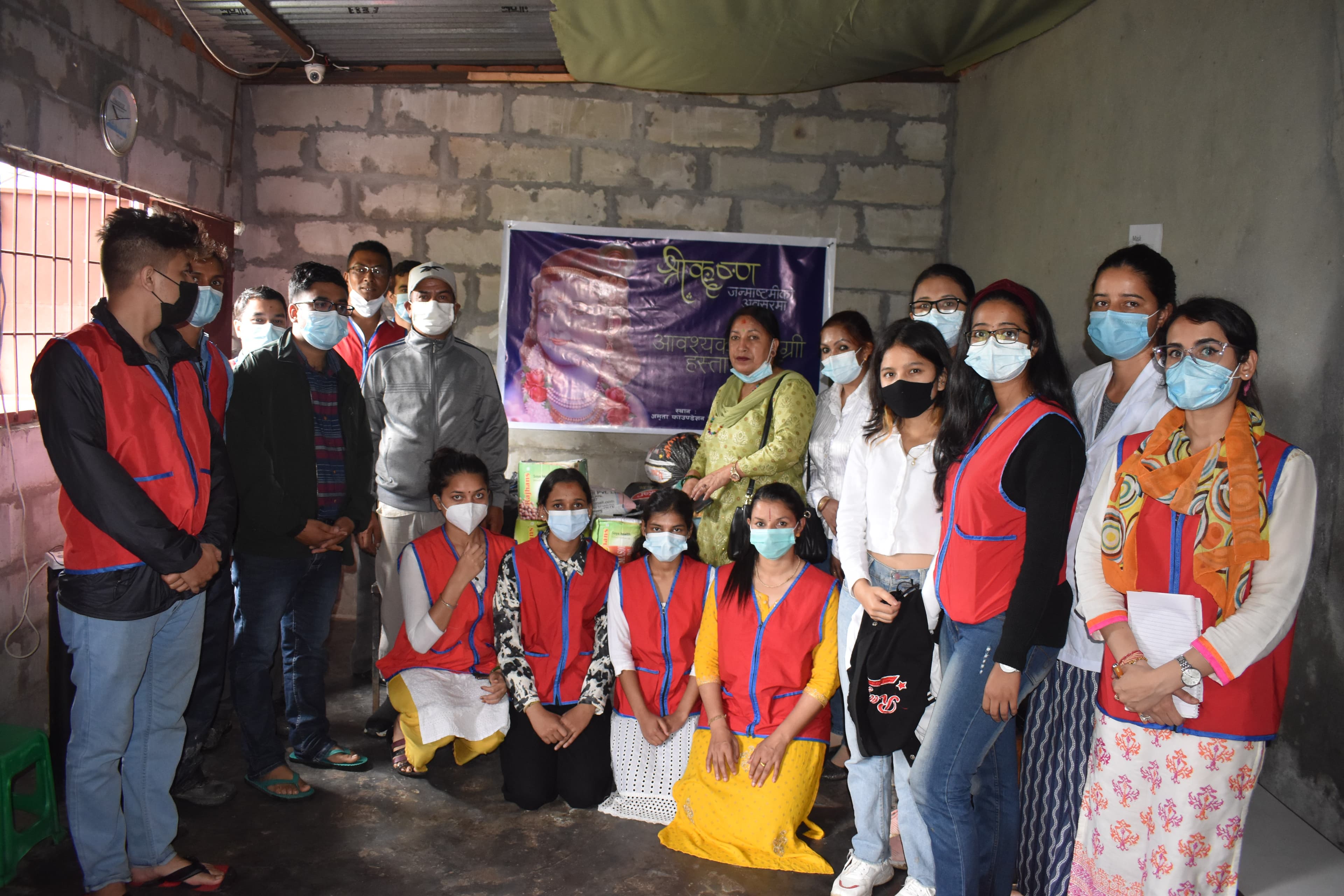 Essential Materials distribution at sankhu, Kathmandu 2078