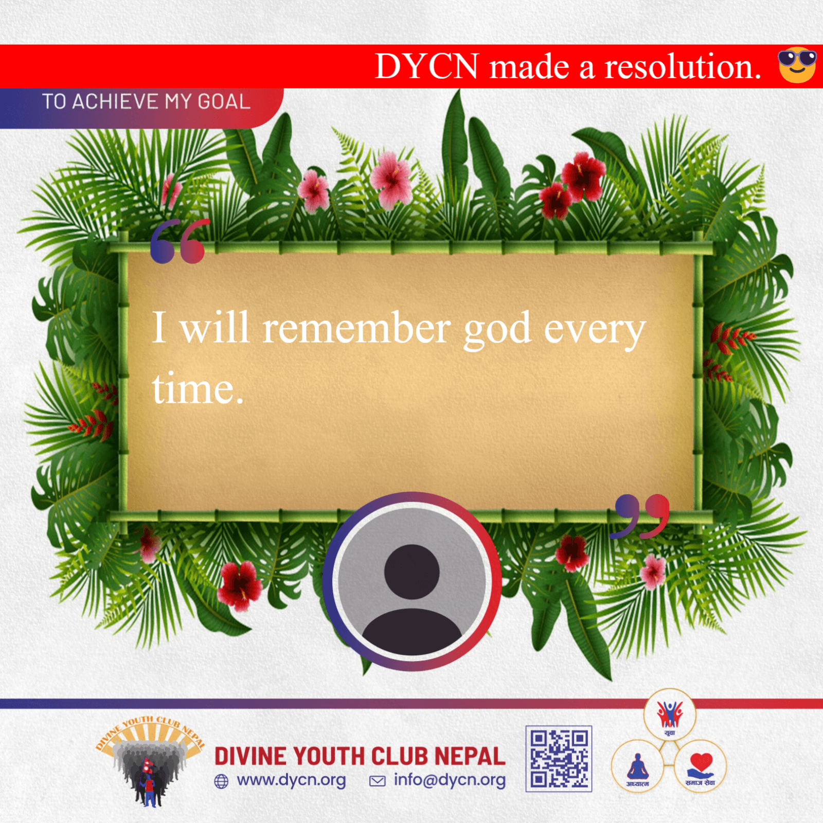 A community resolution shared with Divine Youth Club Nepal