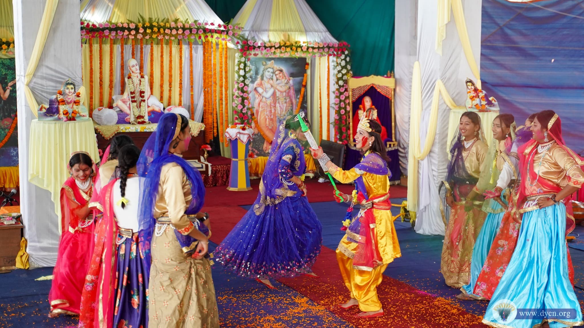Holi Celebration at Jagadguruttam Mandir Hetauda 2080