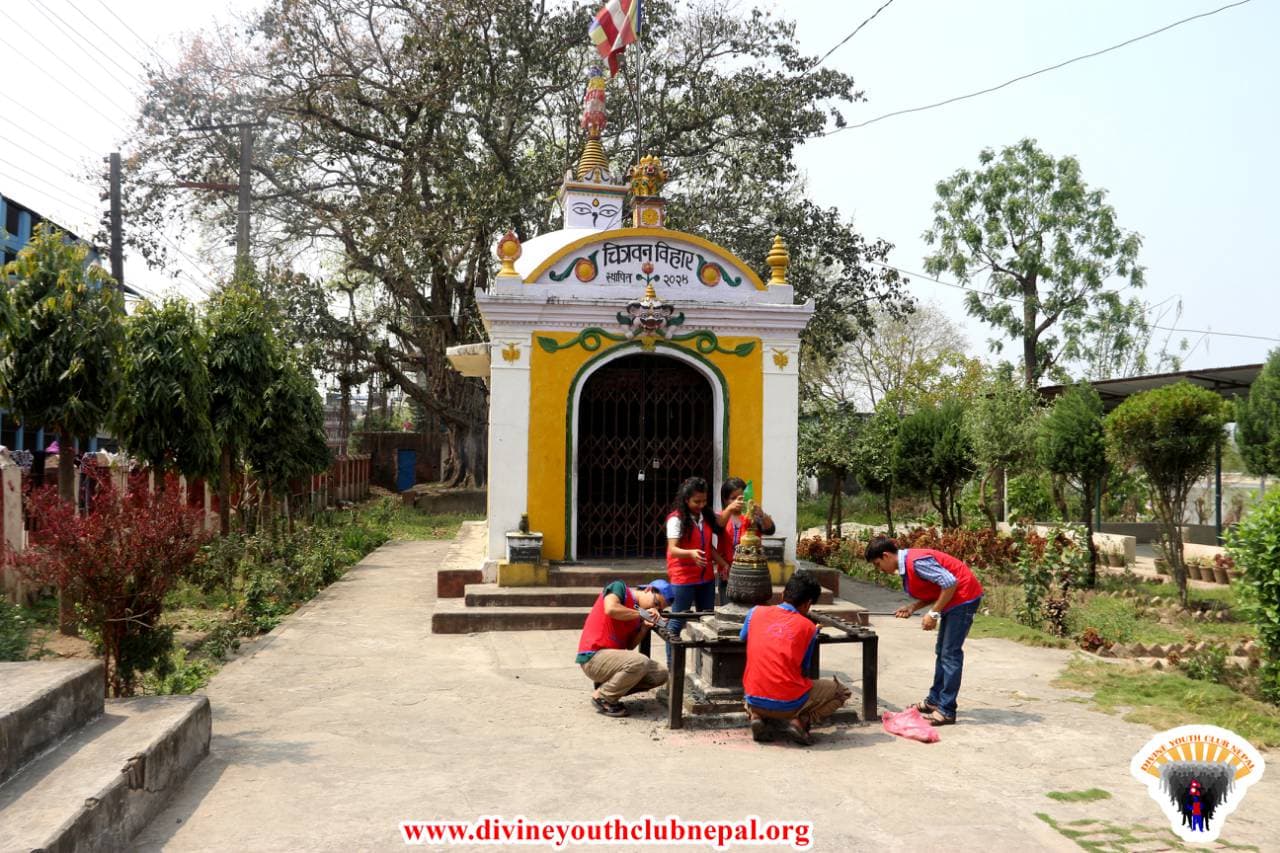 Chitrawan-Buddha-Bihar-Cleaning-ProgramChitwan-2073