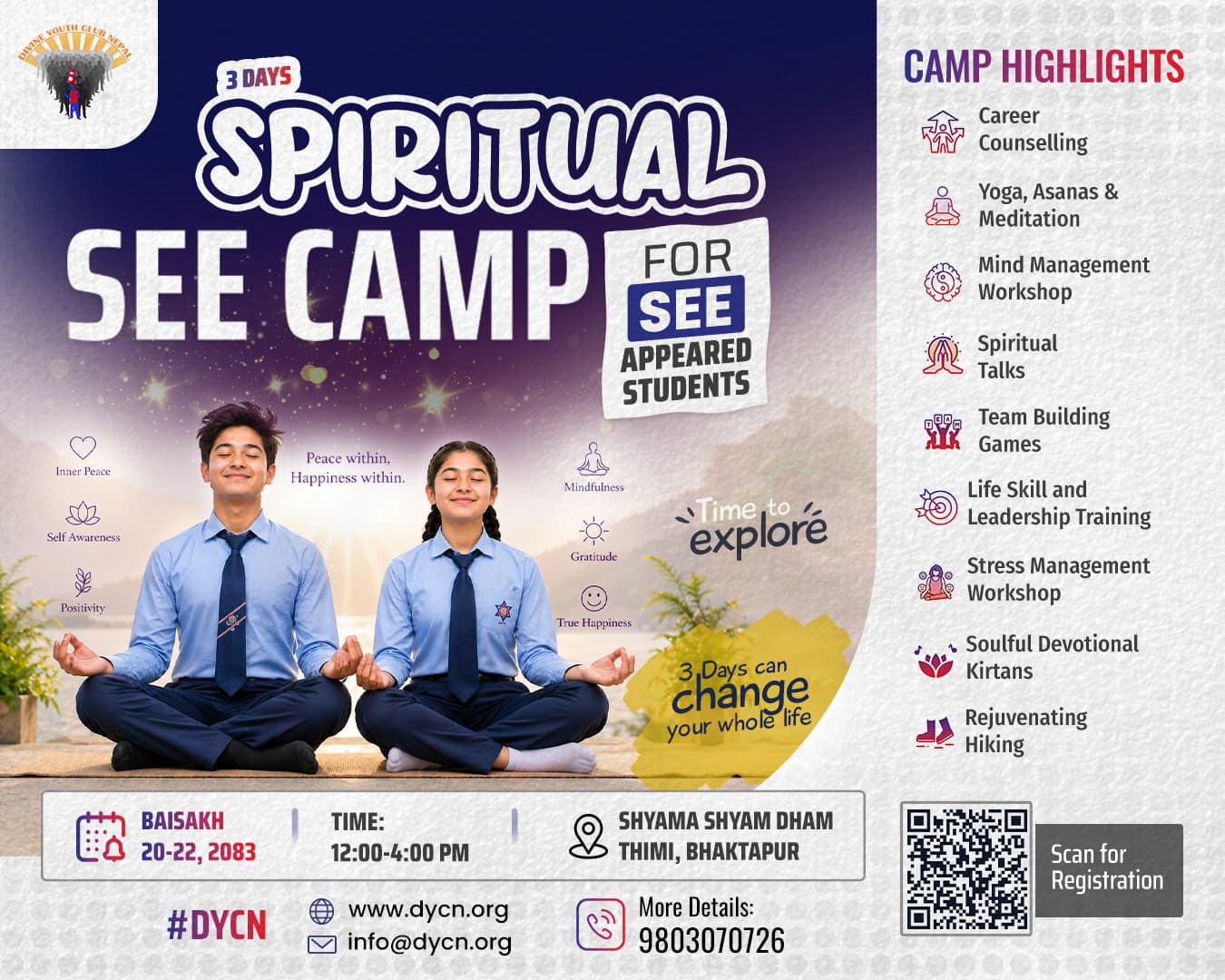 SEE Spiritual Bridge Camp 2026